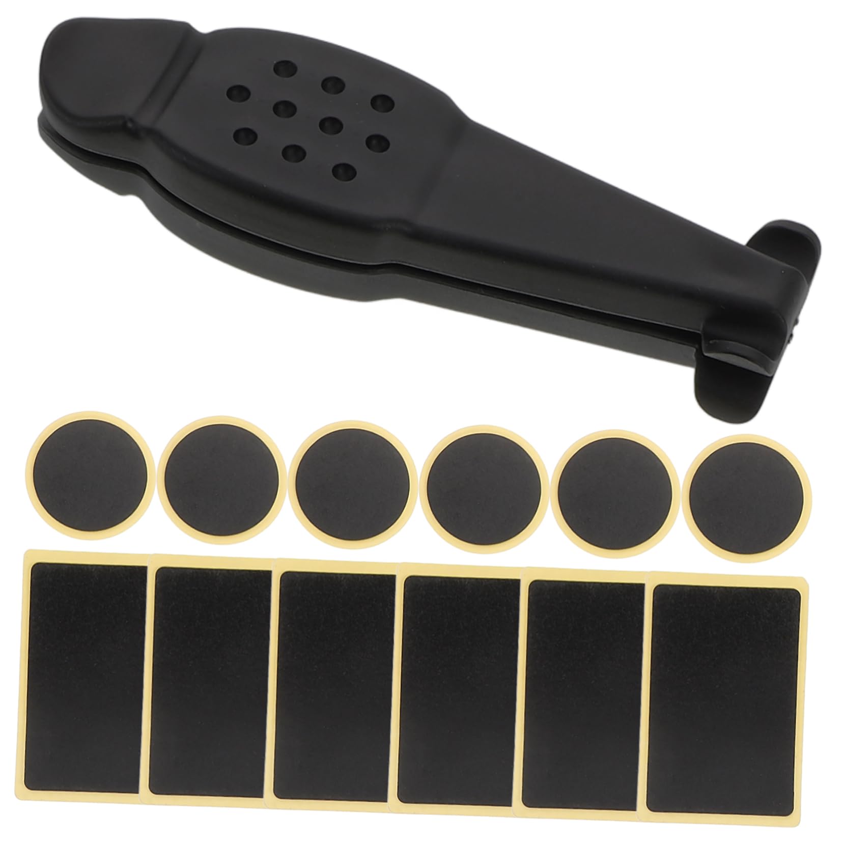 ABOOFAN Multi-Function Bike Tire Repair Kit Full Set of Bike Tube Patch Kit Bicycle Tire Repair Tools Plastic Tire Patches for of Bicycles