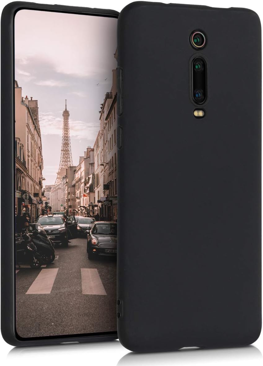 kwmobile Case Compatible with Xiaomi Mi 9T (Pro) / Redmi K20 (Pro) Case - Protective Slim TPU Phone Cover - Soft Matte Finish - Black Matte