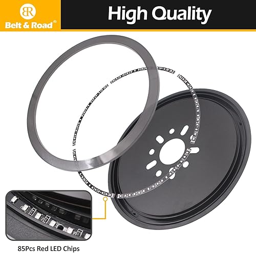 Miniatura 3 de Luz de freno de rueda de repuesto (Plug and Play) Luz de freno para Wrangler 2007-2017 JK JKU luz roja