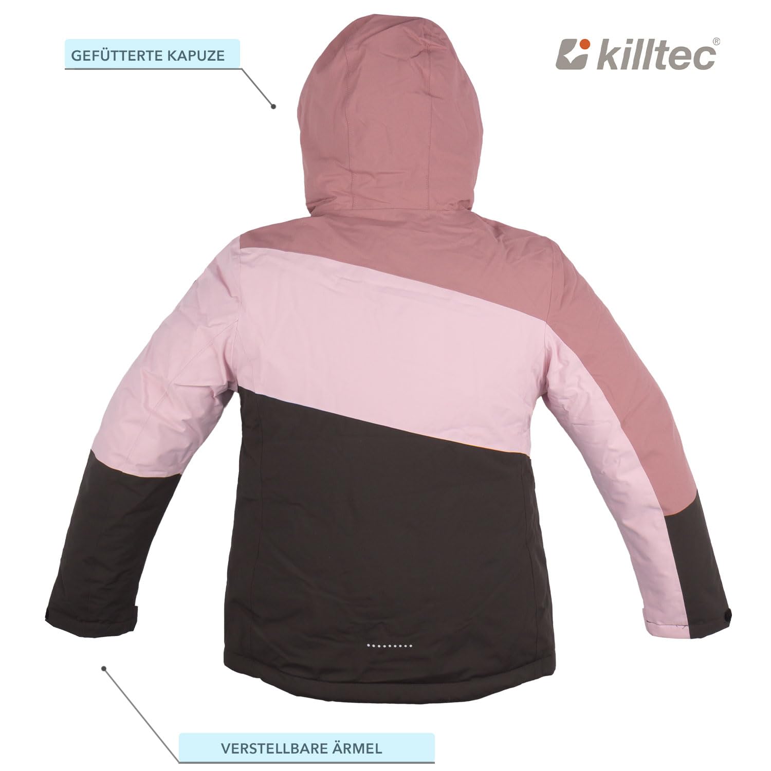 Killtec Mädchen Skianzug wasserdicht 10.000 mm Wassersäule atmungsaktiv - Skijacke und Skihose mit Schneefang