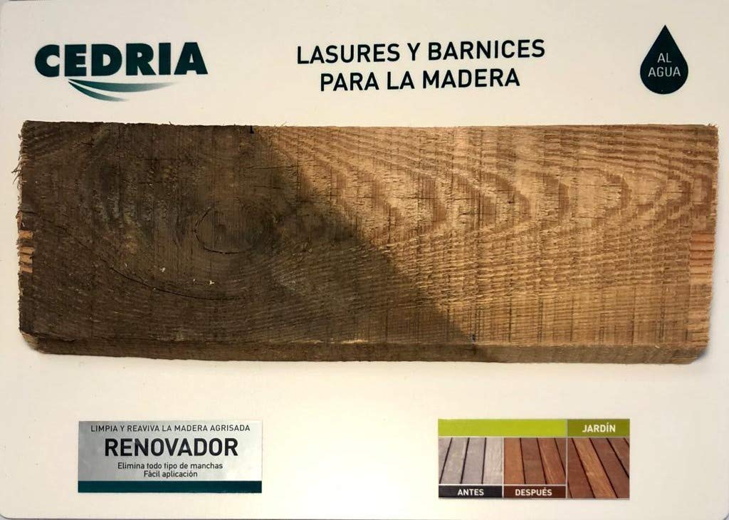Cedria Renovador Poderoso limpiador y recuperador de todo tipo de maderas 5 litros