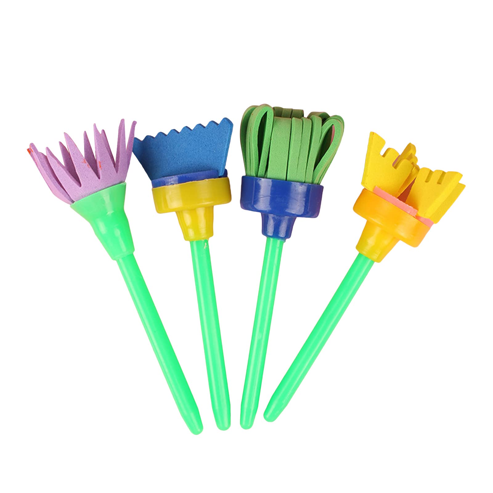 Paint Sponges for Kids, Early Learning Sponge Paint Brushes Stamps Foam Art Craft Drawing Tools Sponges for Kids Shapes