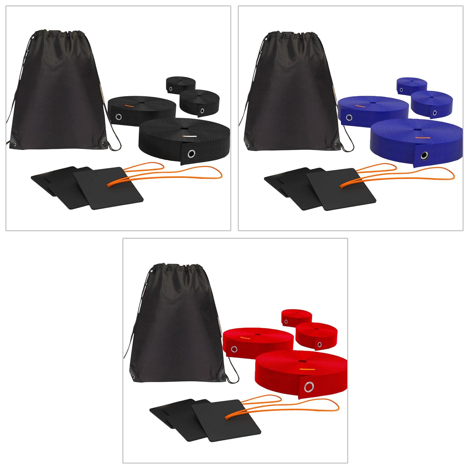 Pesada pelota de voleibol de arena marcador de campo de línea ajustable construcción de nylon incluye bolsa de anclaje equipo de voleibol de playa ligero