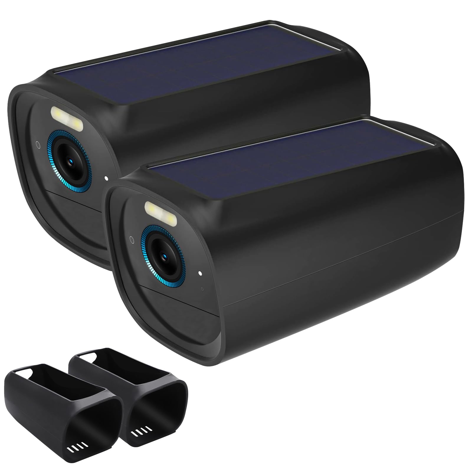 Qooseafor EufyCam 3 Case Cover Waterproof & Dustproof Silicone Protective Camera Skin for Eufy Security S330 EufyCam 3 (2-Pack)