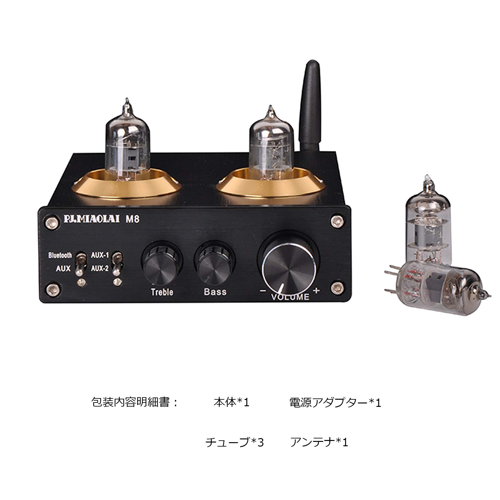 Amazon | Bluetooth 5.0 6J2真空管 パワーアンプ HiFi ステレオ