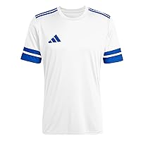 Adidas Homme SQUADRA25 Jersey Short Sleeve, White/Royal Blue