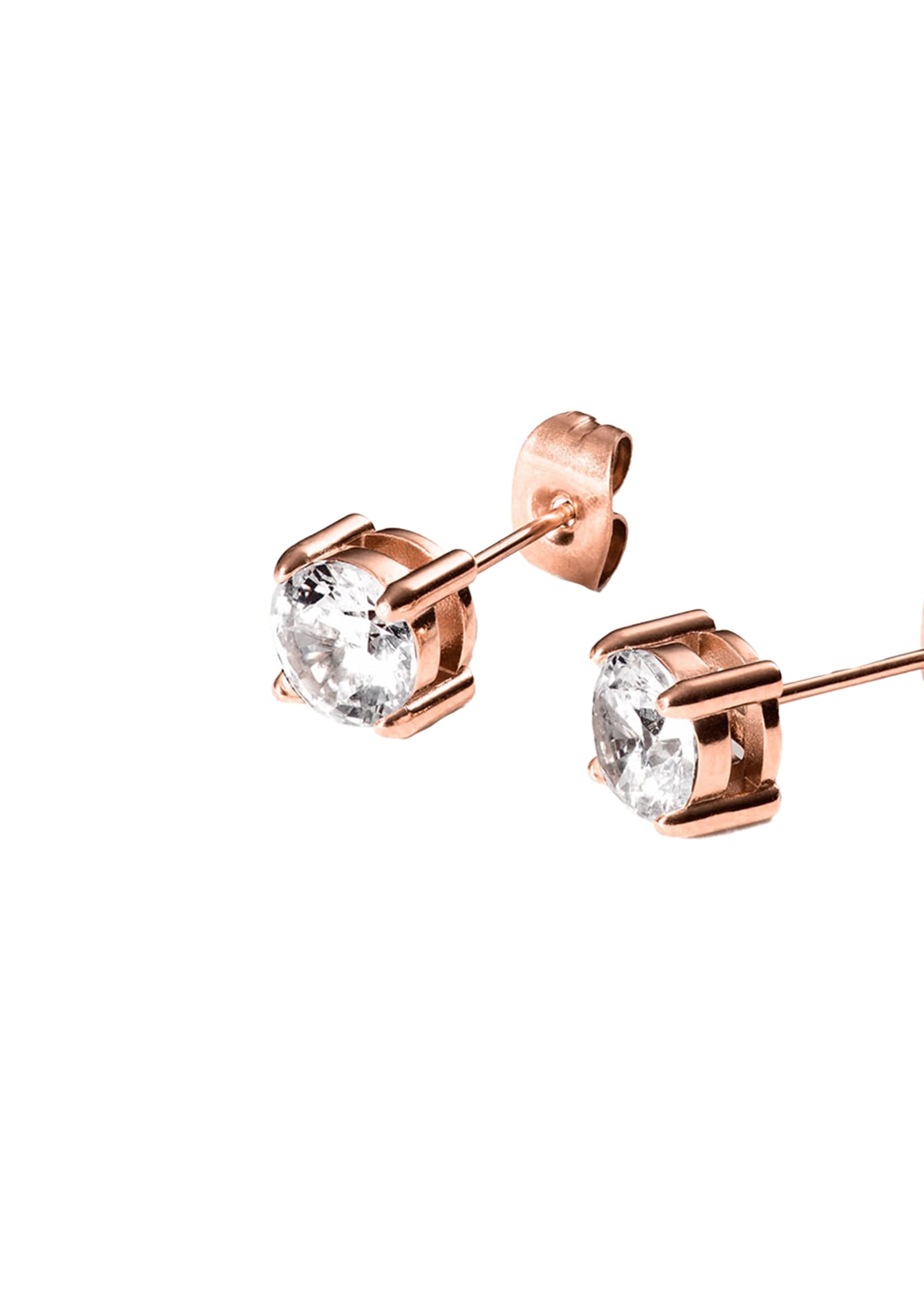 Purelei Pristine Ohrringe – Zeitlose Ohrstecker mit 6 mm Zirkonia in Gold, Silber & Roségold