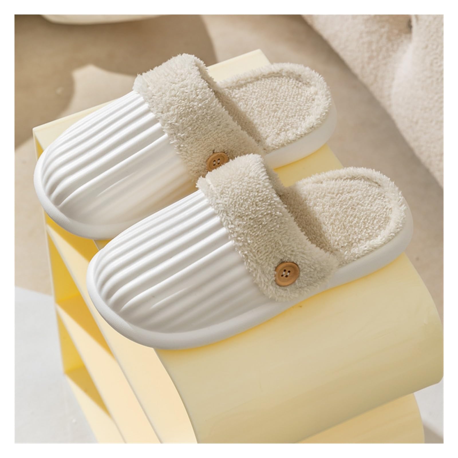 Pantoufles en Cuir JFDBGU Argento Taille 38-39 pour l'Automne et l'Hiver