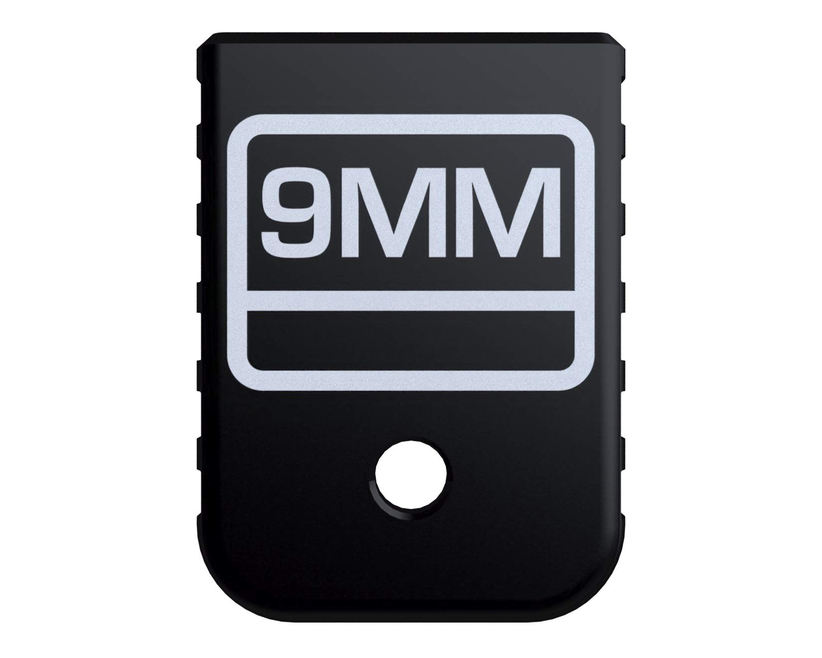 Rowe Tactical Magazine Base Plate for Glock Gen 1-5 - Black (Straight Serrations) Glock 9MM Graphic - Fits 9mm .40 Cal .357 Sig 45 Gap