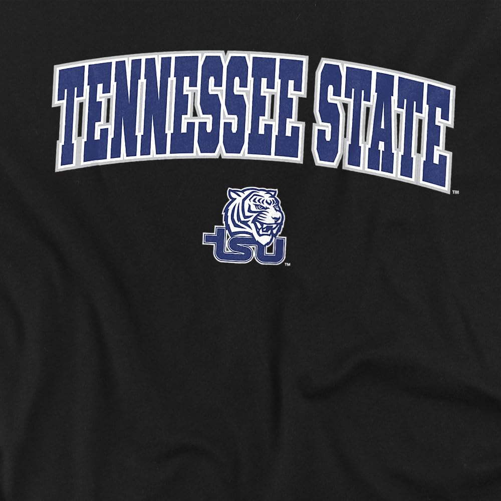 LOGOVISION Tennessee State University Arch Logo Black Kids T Shirt (4) for Toddler Boys and Girls, Black