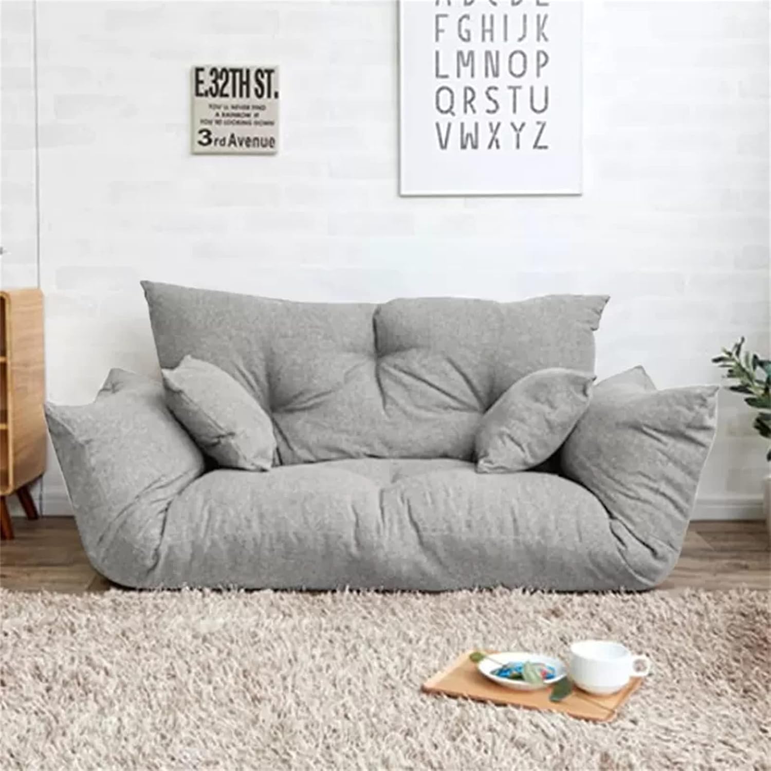 JHKZUDG MultiFunctional 5Position Foldable Lazy Sofa