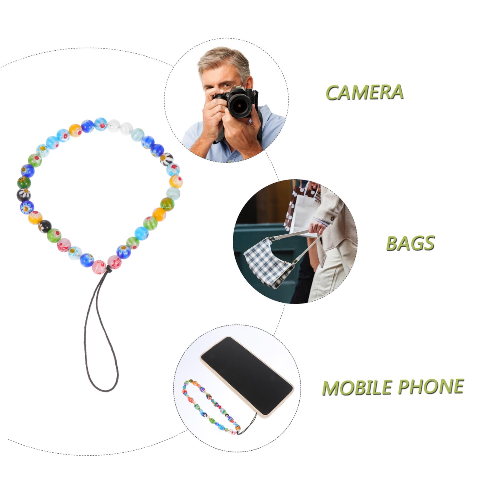 jojofuny 5stücke Handy Lanyard Mit Abnehmbarem Design Multifunktionale Handyschnur Für Smartphone Schlüssel Verstellbares Schmuckstück Zur Vermeidung Von Verlusten Für Täglichen