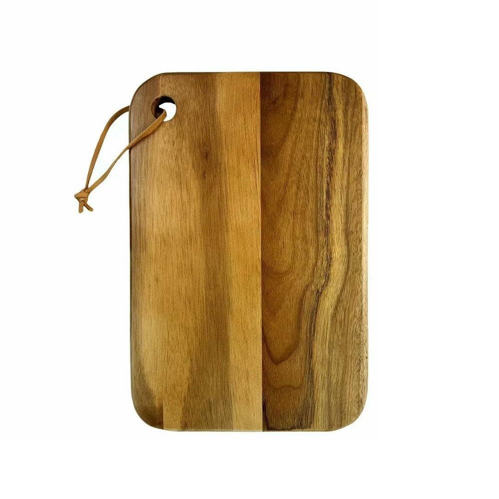 JJDFW - Tabla de cortar de madera de gran tamaño para cortar carne, verduras, frutas y queso