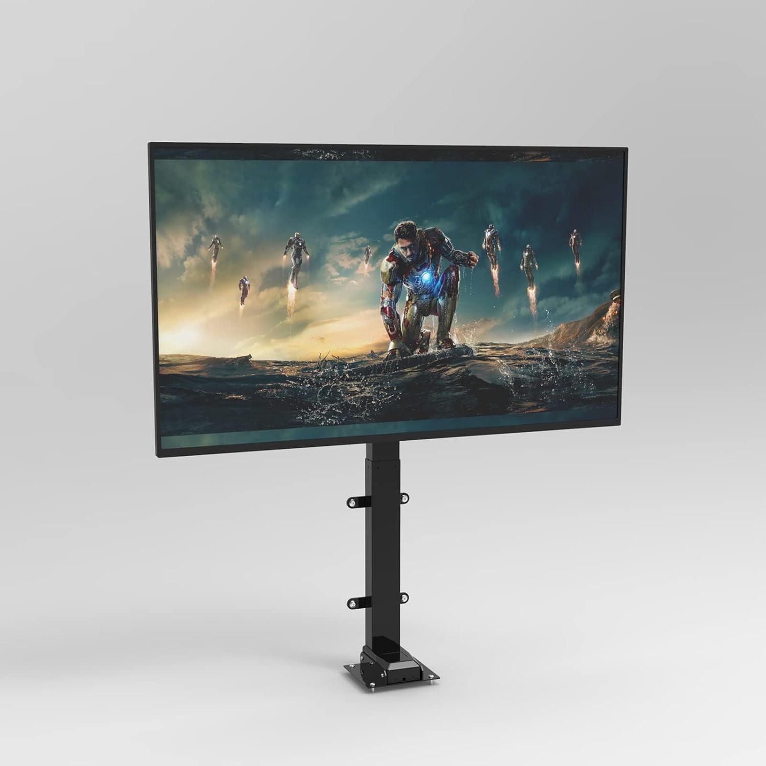 Motorized TV Mount 39.3" - Quick Lift for 32"-80" TVs, 30-Second Drop, Adjustable Bracket, Smart TV Compatible, Perfect for Home Theater & Gaming Systems