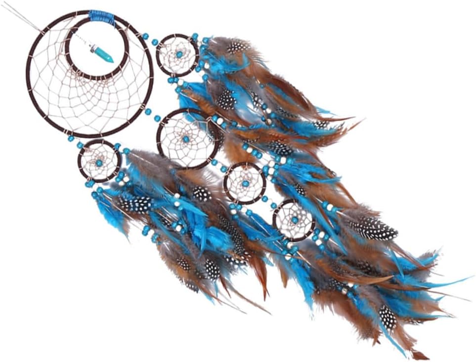 Uonlytech Dream Catcher Hanging Ornament with Light, Unique Boho Wall Decor for Bedroom and Living Room, Stylish Dream Catcher Home Decoration