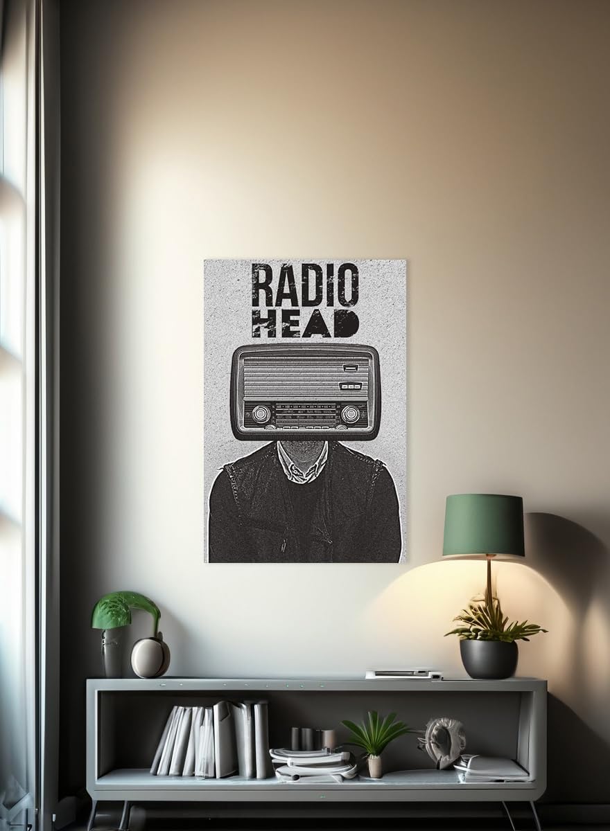 Amazon.com: BUY ART FOR LESS Officially Licensed Radiohead Radio