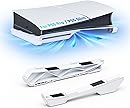 NexiGo Horizontal Stand for New PS5 Slim and Pro Console, [Minimalist Design], Base Stand for PS5 Accessories, Compatible with PlayStation 5 Slim/Pro Disc & Digital Editions, White