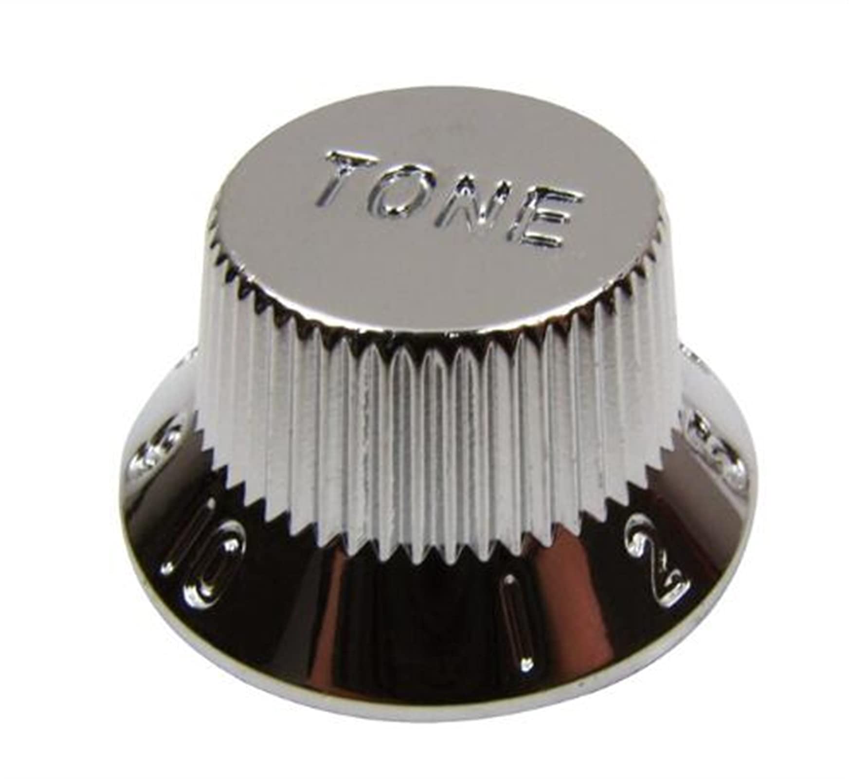 Bouton de contrôle de guitare en aluminium GUMMMY noir et argent