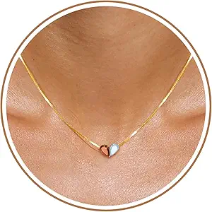 Birthstone Necklace for Women Dainty Gold Necklace with 2 Birthstone Christmas Stocking Stuffers Teen Girl Gifts Trendy Stuff Birthday Gift Moms 2025 Graduation Gift Adjustable Anniversary Jewelry for Daughter Girlfriend Friend
