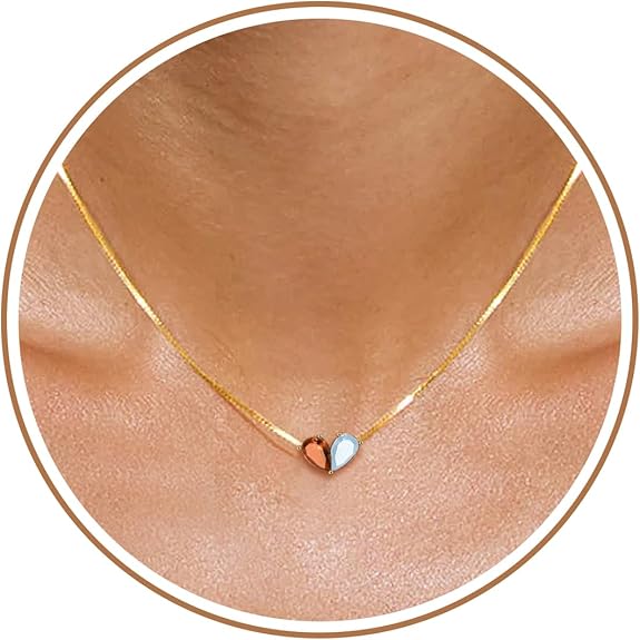 Birthstone Necklace for Women Dainty Gold Necklace with 2 Birthstone Christmas Stocking Stuffers Teen Girl Gifts Trendy Stuff Birthday Gift Moms 2025 Graduation Gift Adjustable Anniversary Jewelry for Daughter Girlfriend Friend