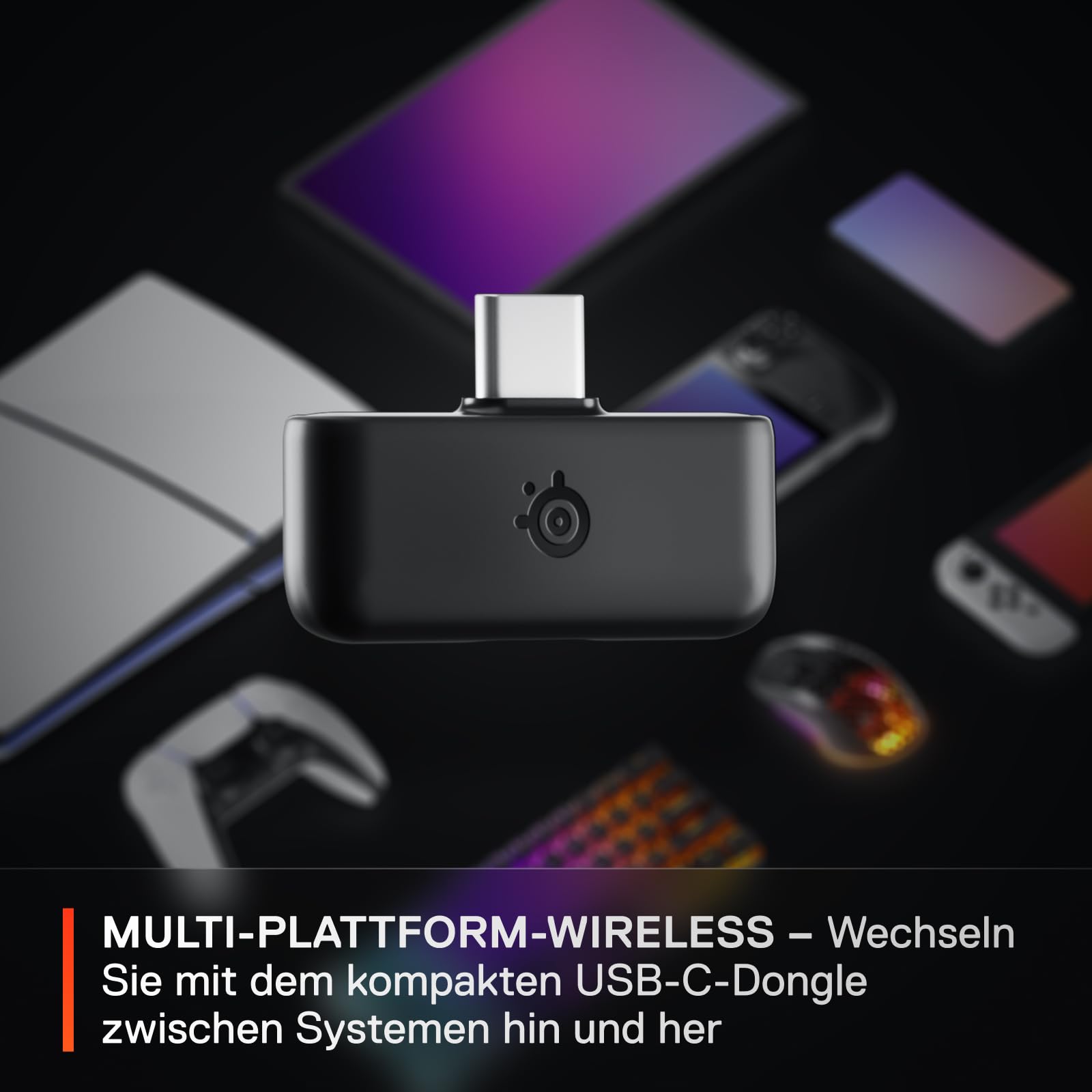 SteelSeries Arctis Nova 5 Wireless Gaming Headset Multi-System PC PS5 2,4 GHz BT 60H Akkulaufzeit