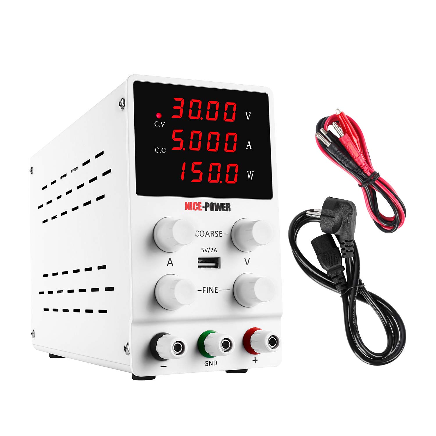 See full amazon price history chart for DHRUV-PRO Nice-Power Factory Sps305 White Laboratory Dc Power Supply Variable Regulated Power Source 30V 5A Adjustable Voltage Regulator 150W DHRUV-PRO Nice-Power Factory Sps305 White Laboratory Dc Power Supply Variable Regulated Power Source 30V 5A Adjustable Voltage Regulator 150W (B08YN5C1L4) Amazon Price History, Amazon Price Tracker