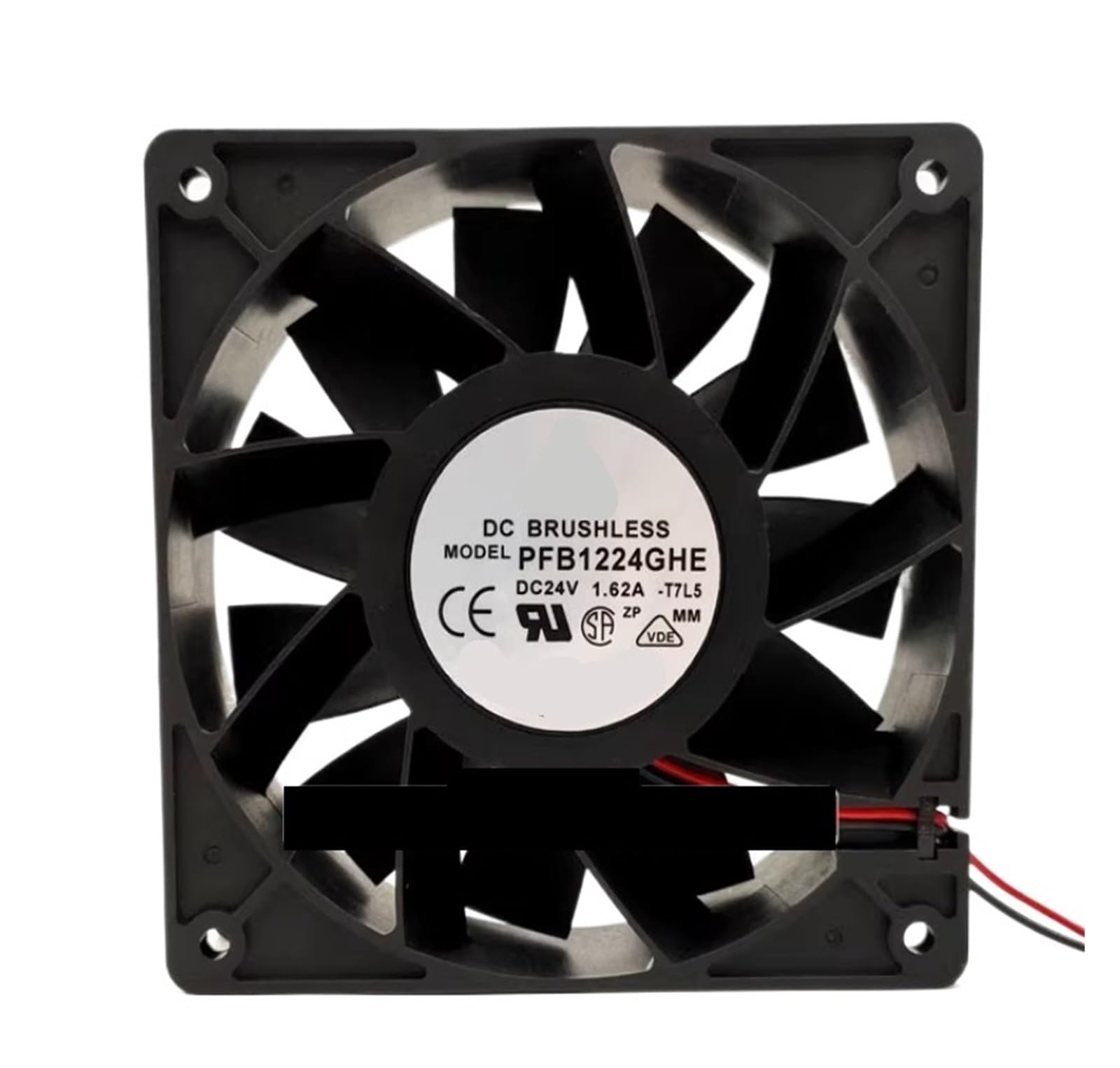 Lzikkgki One Color Pfb1224ghe Dc 24V 1.62A 120X120x38mm 2-Wire Cooling Fan