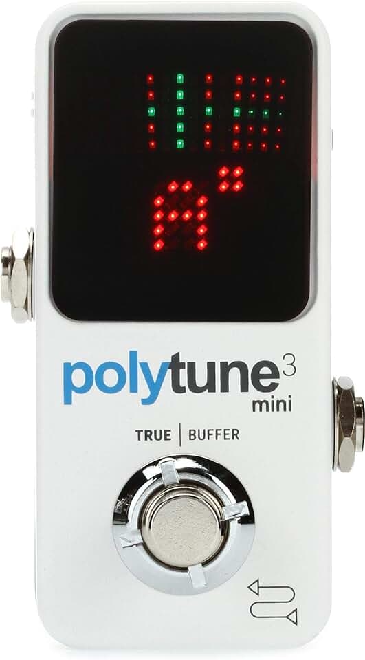 Pedal Tc Electronic Afinador Com Buffer Polytune 3 Mini