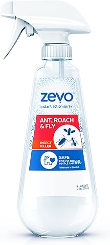Miniatura 2 de Zevo Acción instantánea para hormigas, cucarachas y moscas en espray disparador multiinsectos (12 onzas) (paquete de 2)