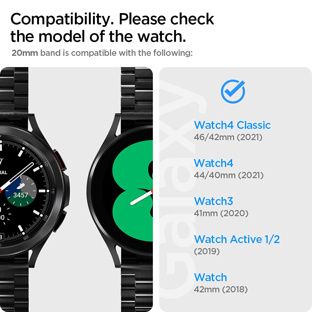 Spigen Modern Fit designed For Samsung Galaxy Watch 4 Classic Band 46mm