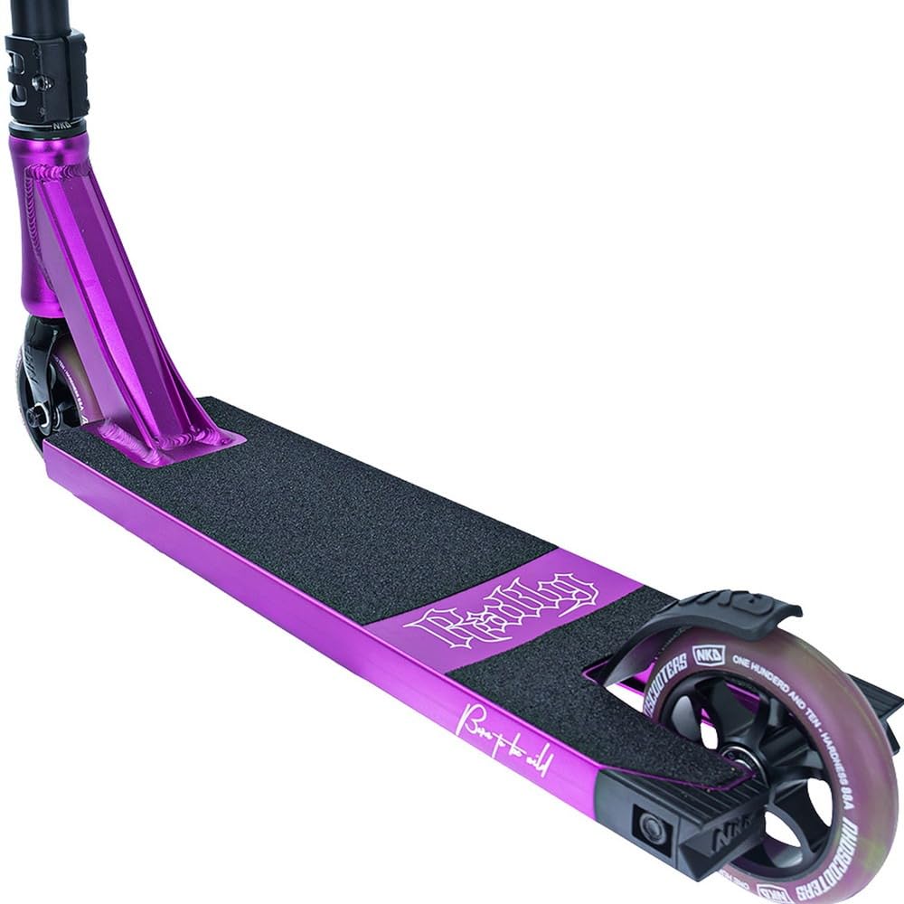 NKD Patinete de Acrobacias – Rally V4 | Rodamientos ABEC-9 de Alto Rendimiento | Manillar 360° para Freestyle | Aleación de Aluminio 6061 Duradera