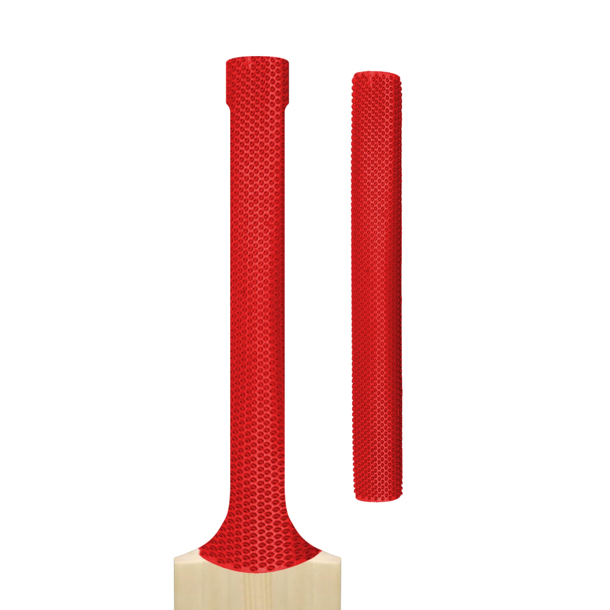 Cricket Bat Grips – Premium Rubber Cricket Bat Grip Tape for Maximum Hold & Shock Absorption | 4 Styles | Multi-Color | Pack of 1| Durable Bat Grips Cricket (1, Red, Octopus)