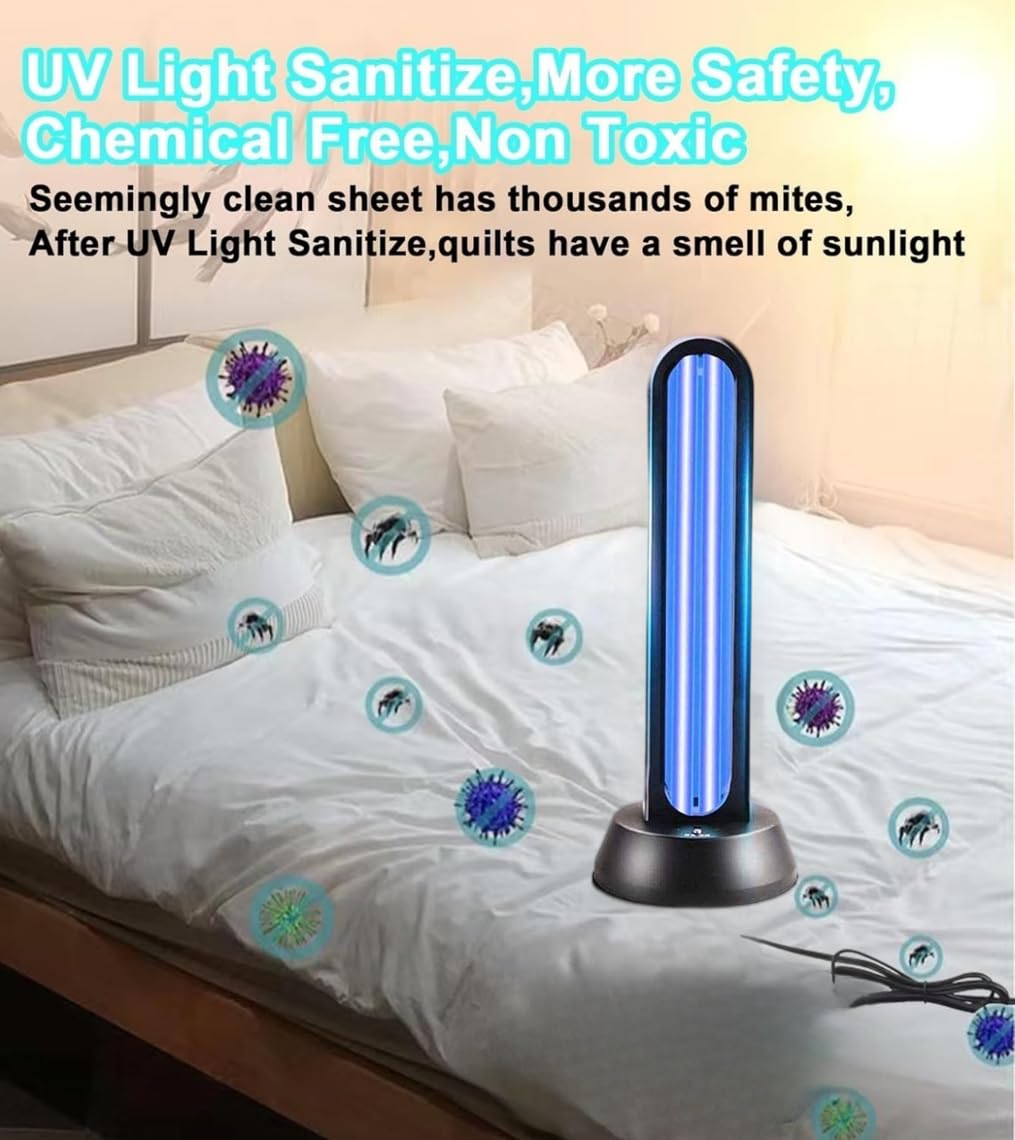Lampe UV stérilisation d'ozone 65W E27 HYLR LED antibactérien 99% Ultraviolet Germicide