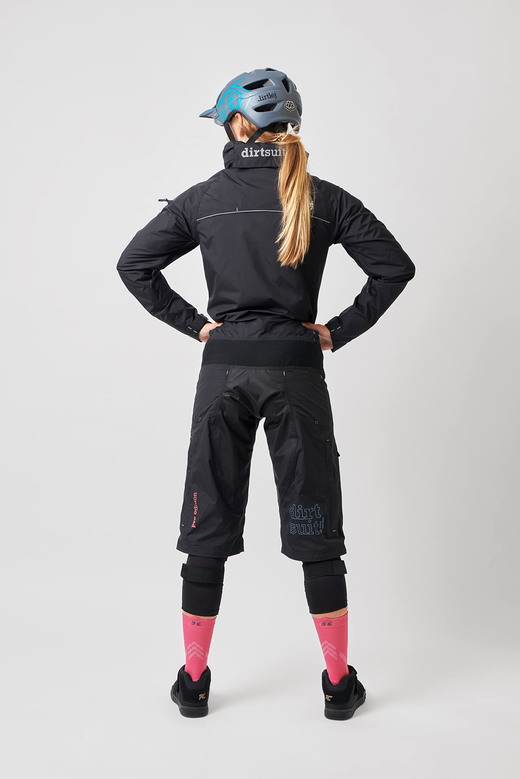 dirtsuit pro edition ladies black/mint, Radfahranzug für Damen, Enduro und All-Mountain