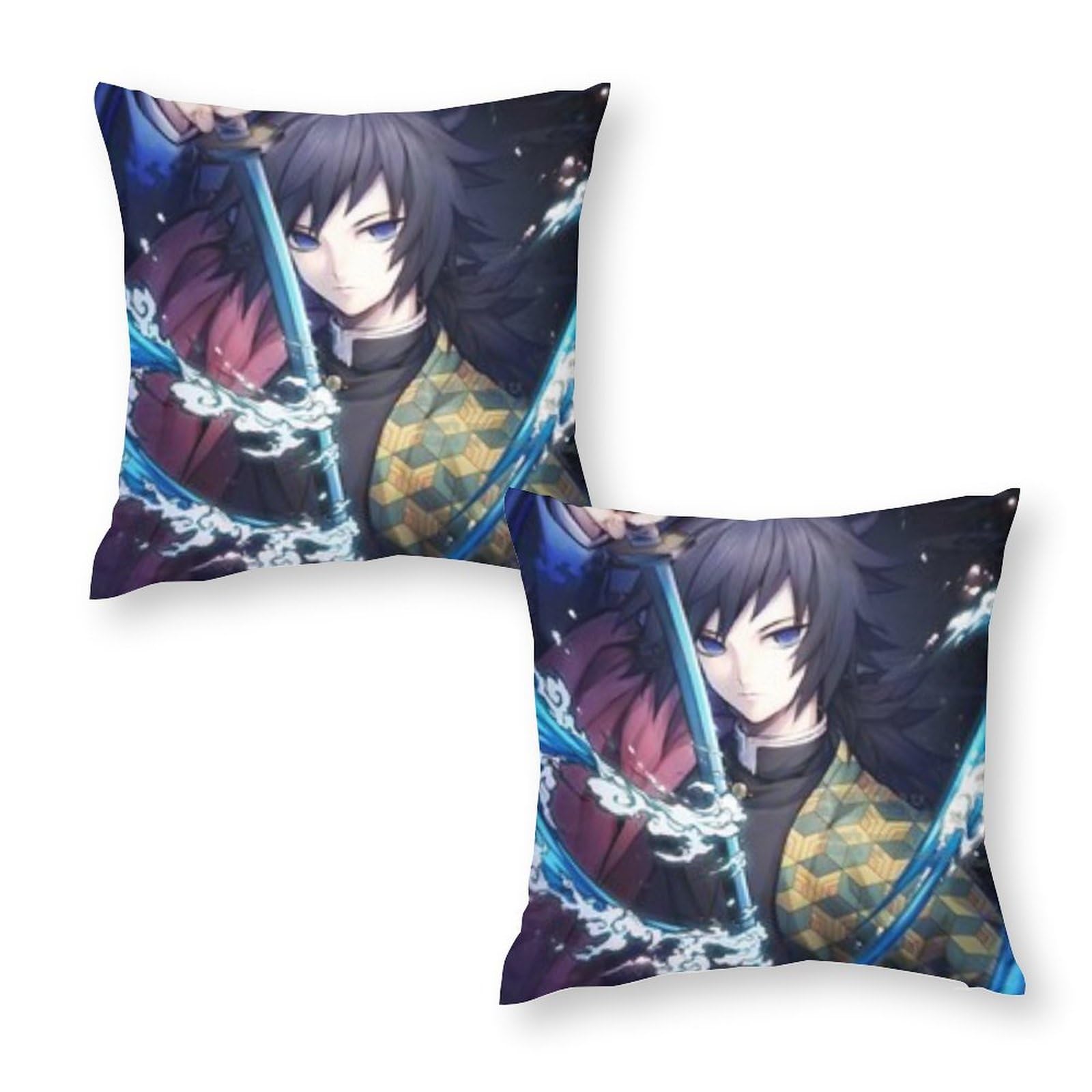 Amazon｜あいのにじょ 鬼滅の刃 冨岡義勇 (9) 抱き枕カバー クッション