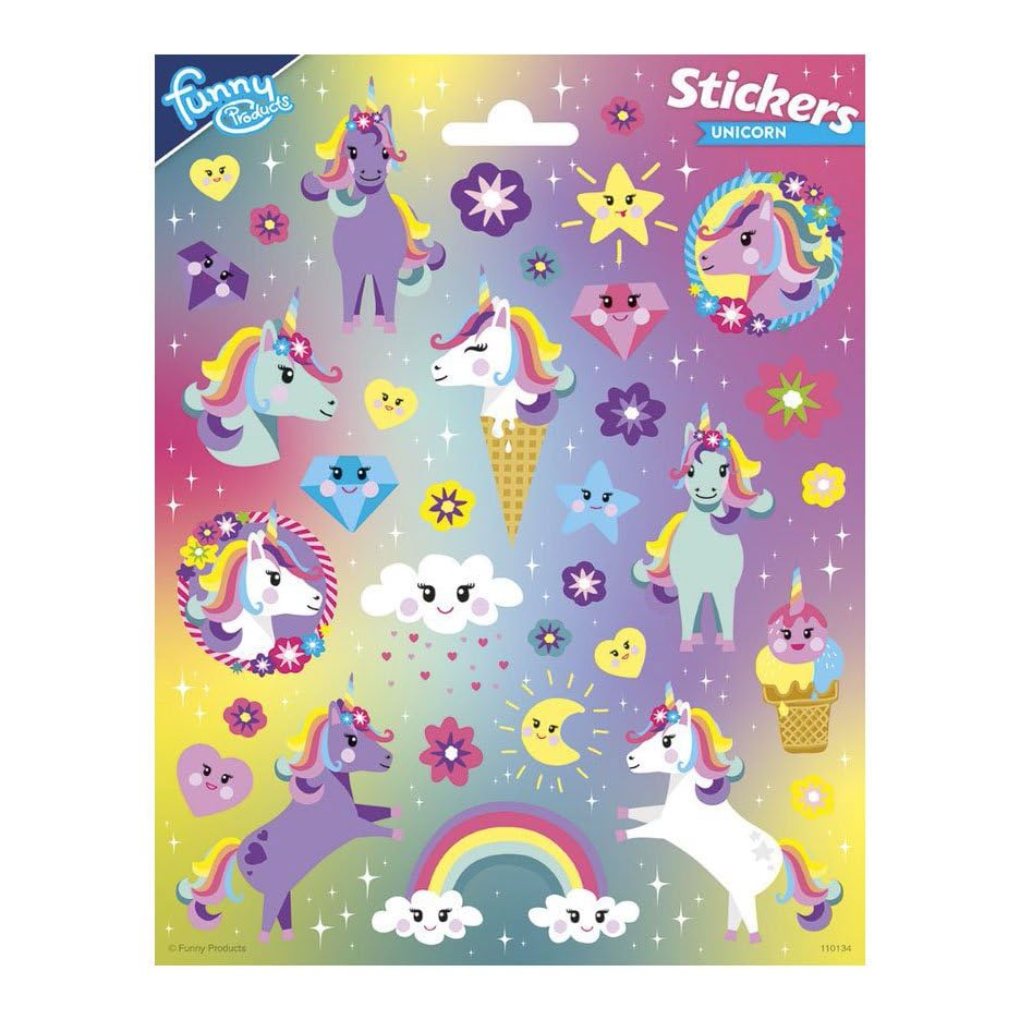 Totum - Stickervel Eenhoorn