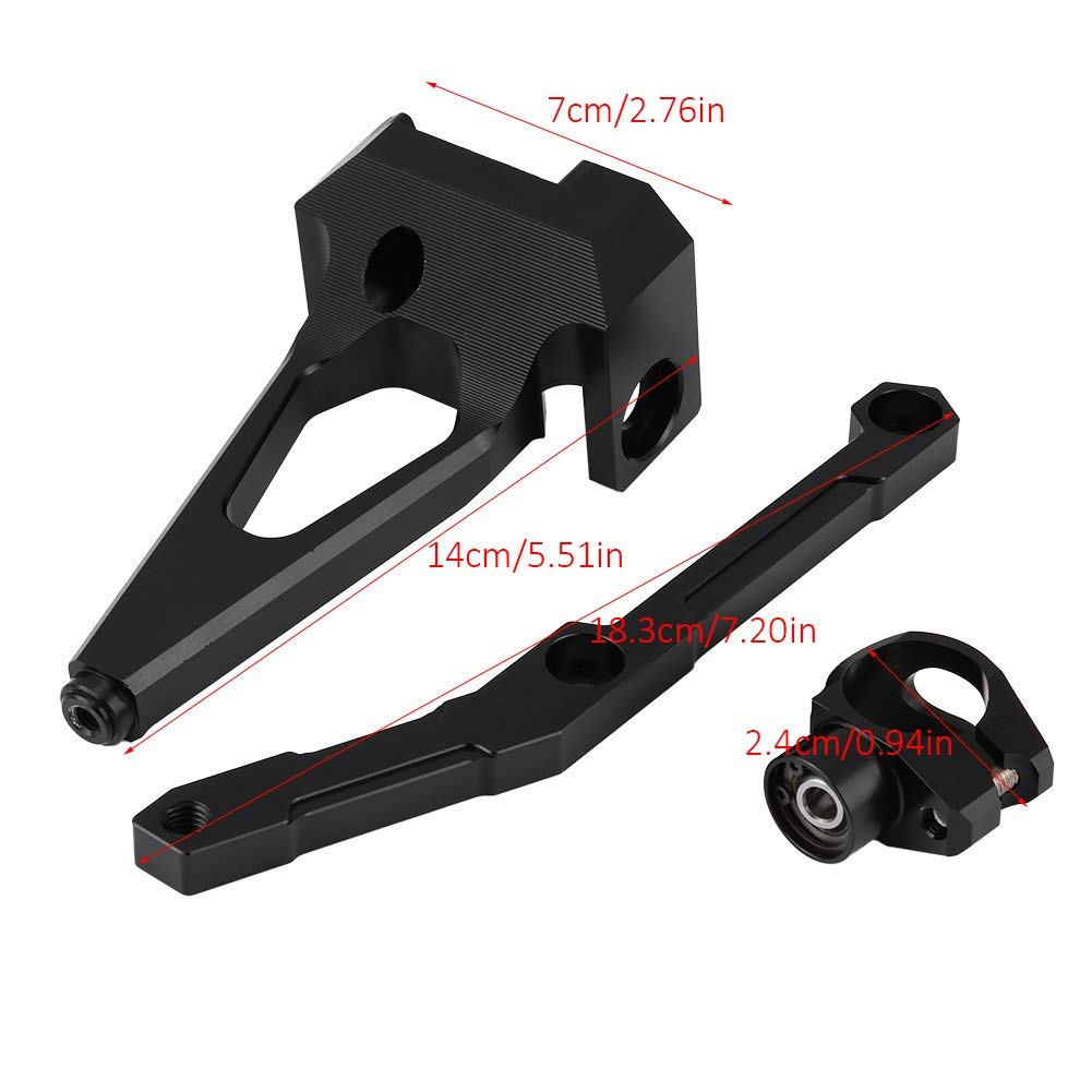 Staffa ammortizzatore di sterzo mt 09 Kit stabilizzatore staffa ammortizzatore sterzo CNC moto per MT09 MT-09 FZ-09 2013-2017 adatto per attacchi ammortizzatore di sterzo mt 09