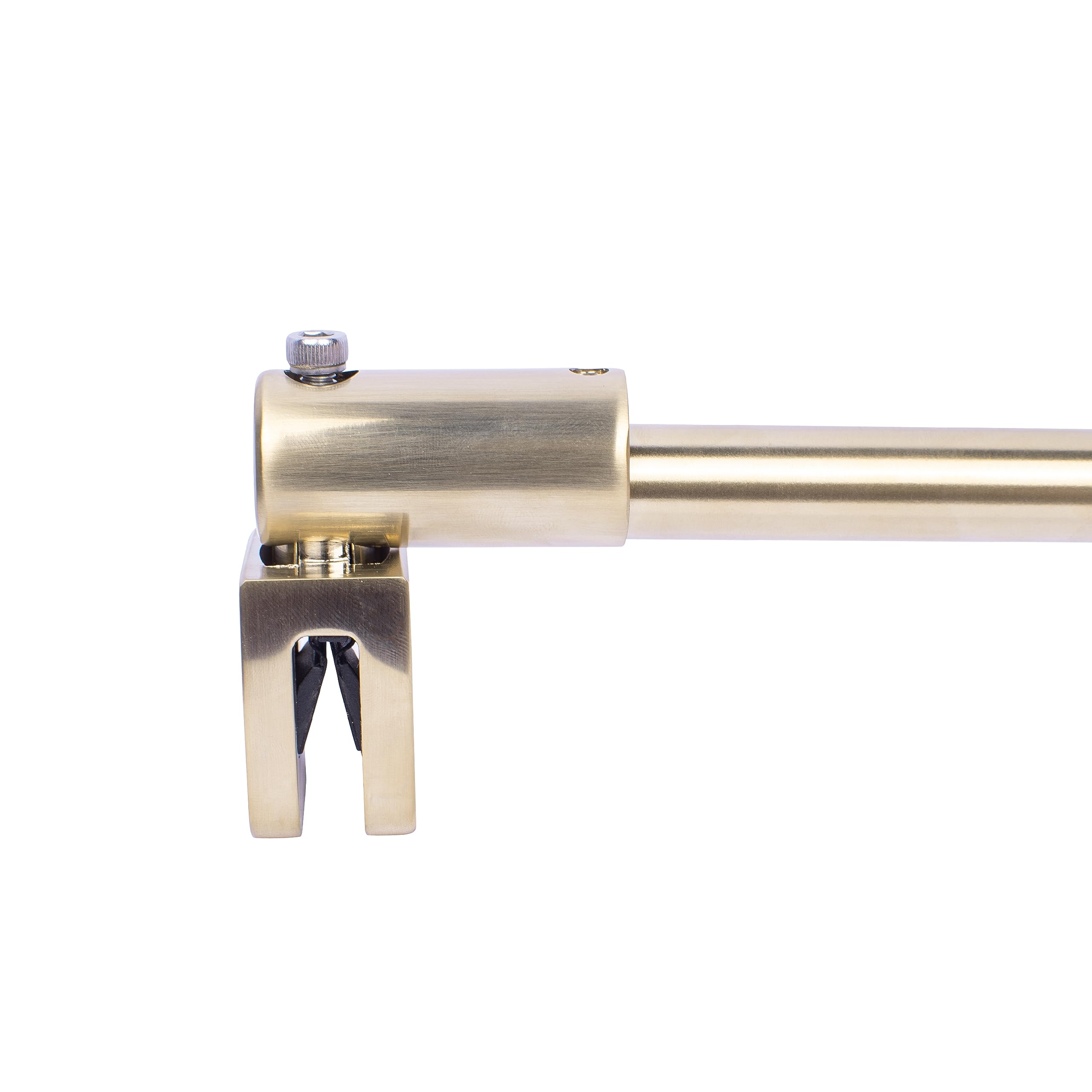 Schulte barre stabilisation 122cm or brossée recoupable douche verre 5/8mm | pour paroi porte de 5 à 8mm