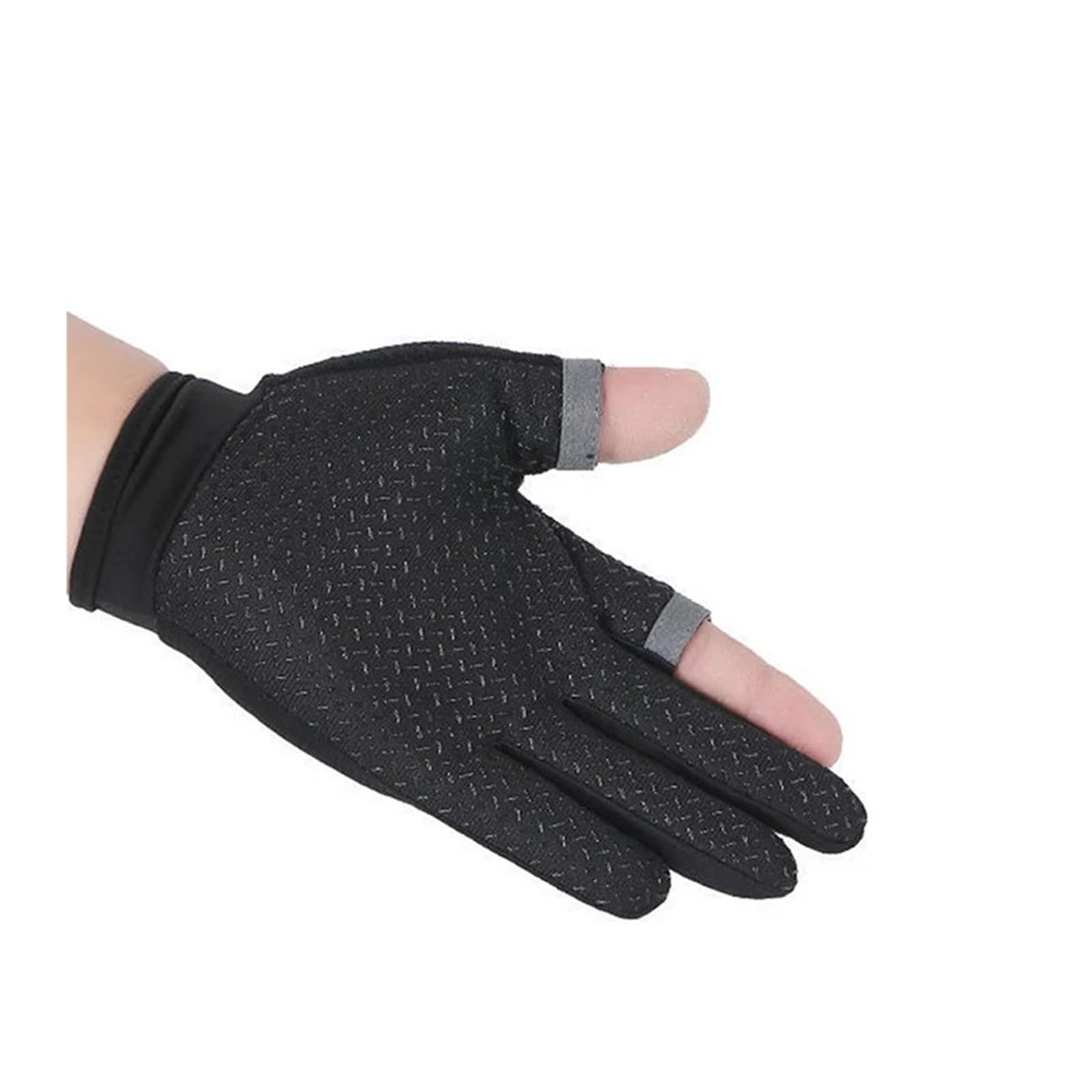 Genérico Guantes de Verano con Pantalla táctil Dos Dedos, Unisex, Pesca, Ciclismo, Fitness