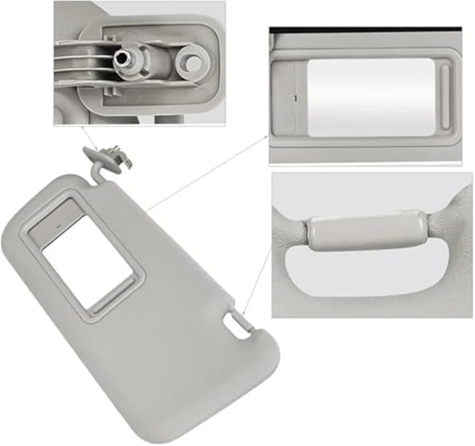 Conjunto de visera para 3 2010-2013, panel con espejo