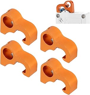 4PCS Micro Breaker Lockout Aluminum Alloy Sparkproof Circuit Breaker Lock Ensure That Electrical Accidents for Industrial Electrical Equipment