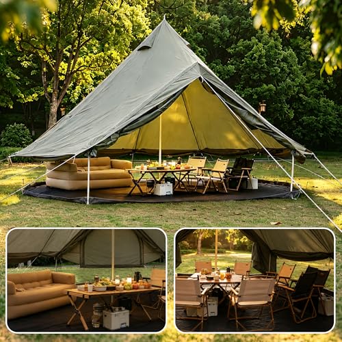 Carpa Bell Oxford para Camping Familiar, Yurt Amplia miniatura 2