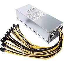 XMKT 2000W 160V-240V ATX ETH BTC Mining Power Supply Mining Rig Power 10 PCS 6pin 12V GPU Power ETH Rig Ethereum Miner S9 S7 L3+