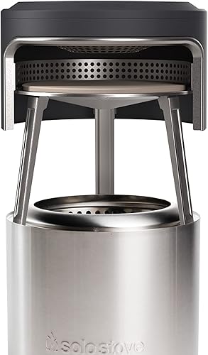 Solo Stove Ranger Pi Fire - Accesorio para horno de pizza para fogata Ranger, incluye estuche de transporte y piedra de pizza de cordierita,