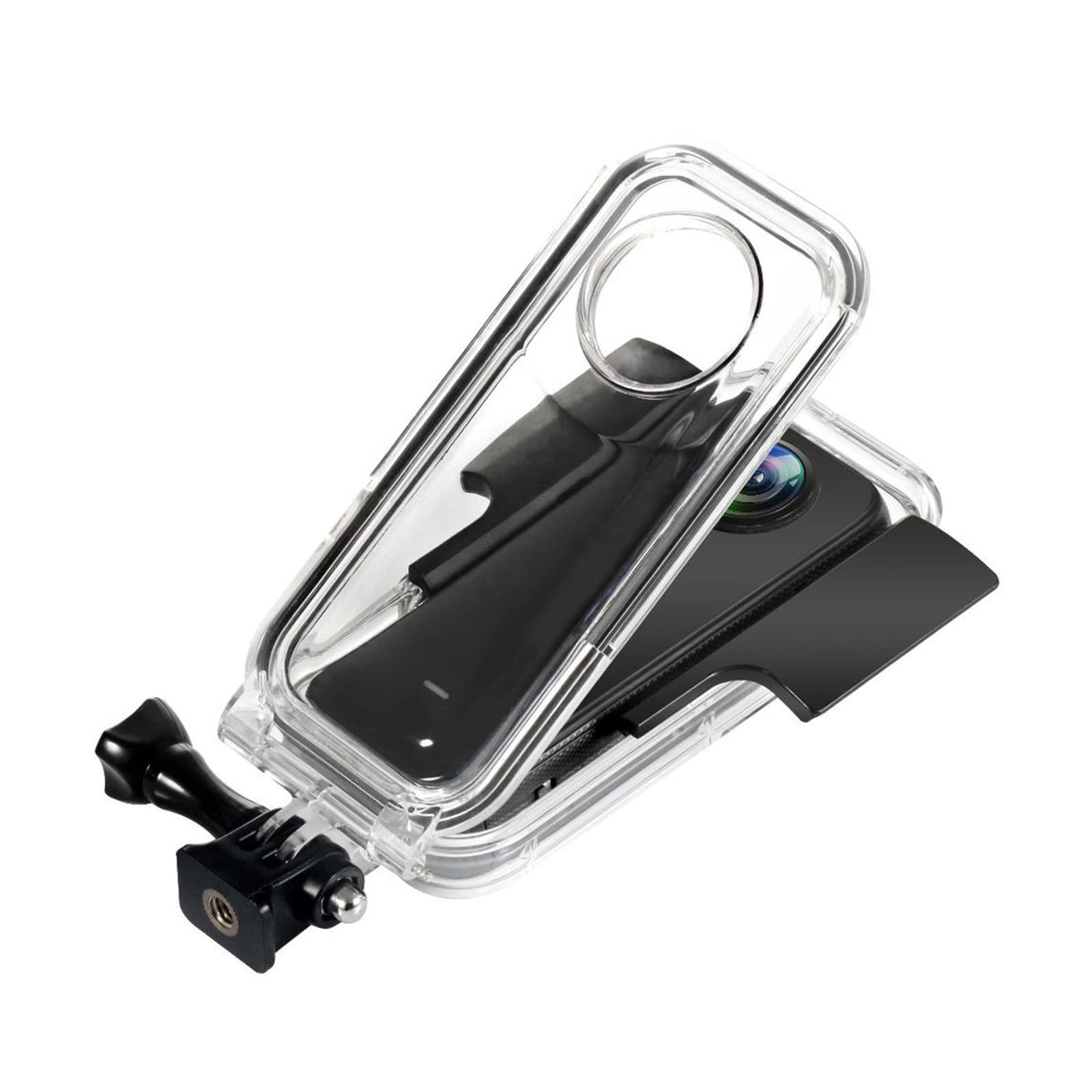 Carcasa de buceo para cámara de acción, funda impermeable para buceo, esnórquel, natación, carcasa de 360 grados para esnórquel y natación