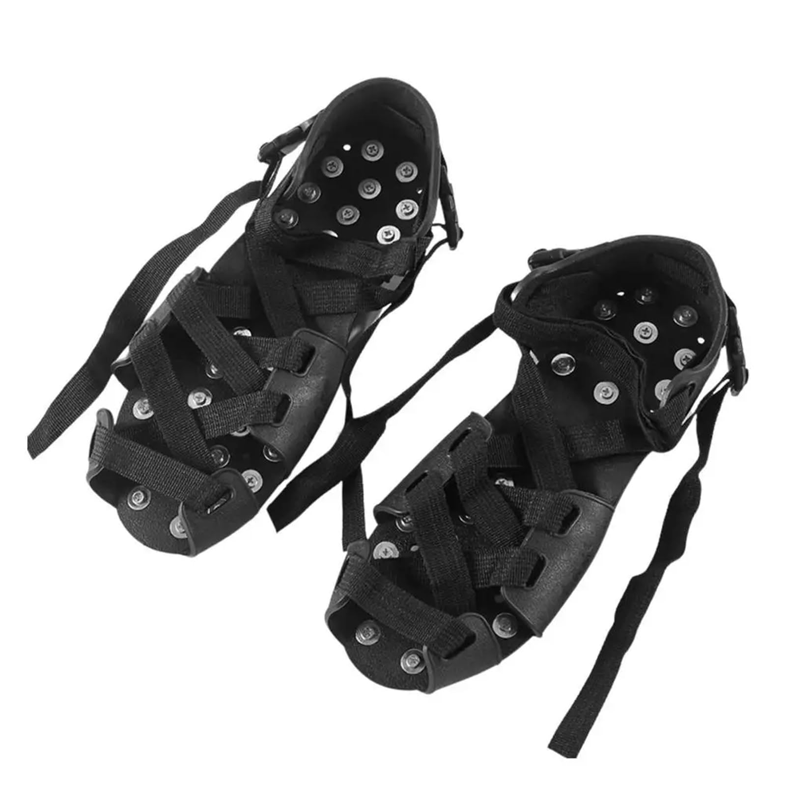 Crampons de Neige Couvre-Chaussures antidérapants Ajustement élastique Chaussures pêche sur Glace Fournitures d'alpinisme et d'escalade en Plein air pour Marche Randonnée Hiver