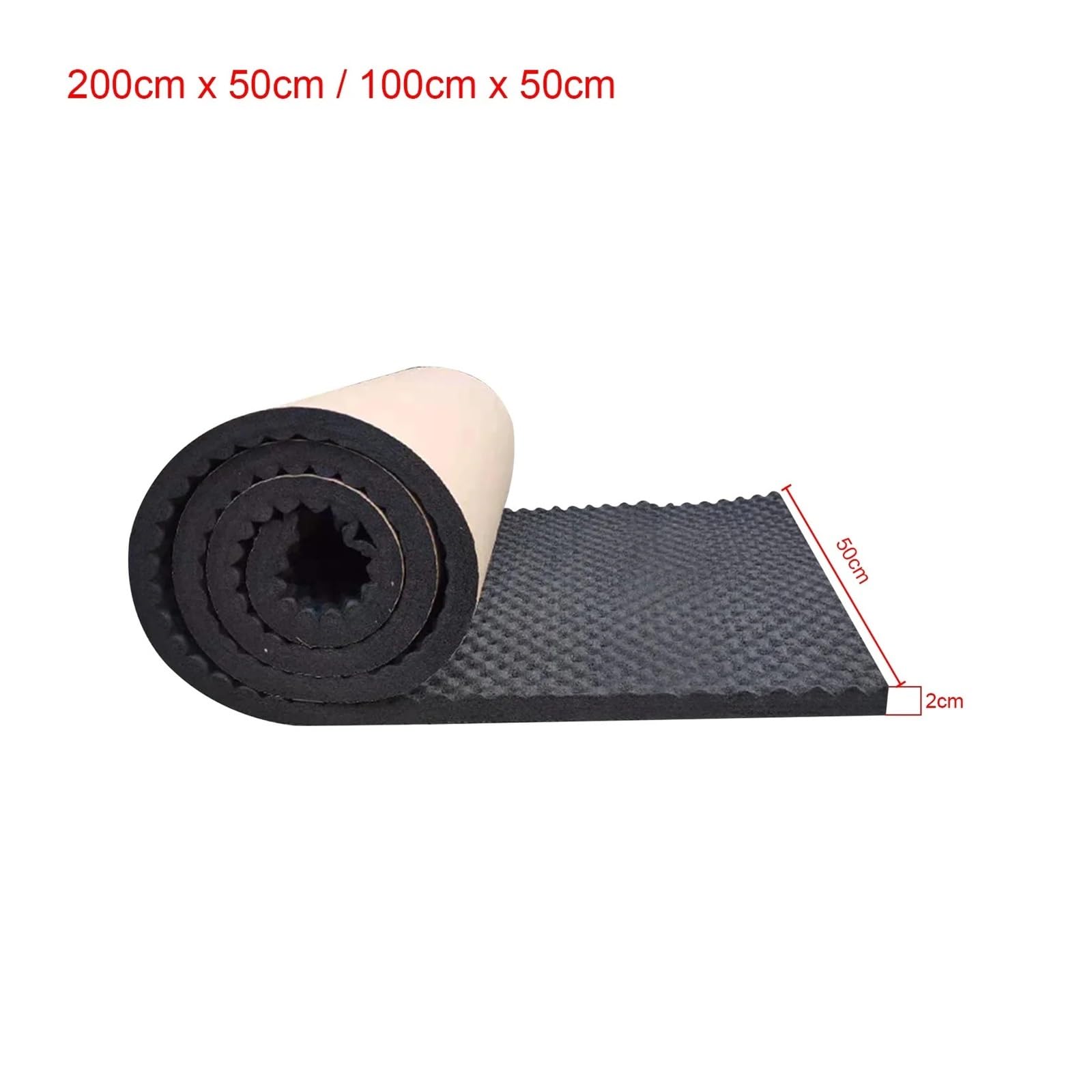 Heat Shield 20mm Car Hood Heat & Sound Insulation Mat - Engine Firewall ...
