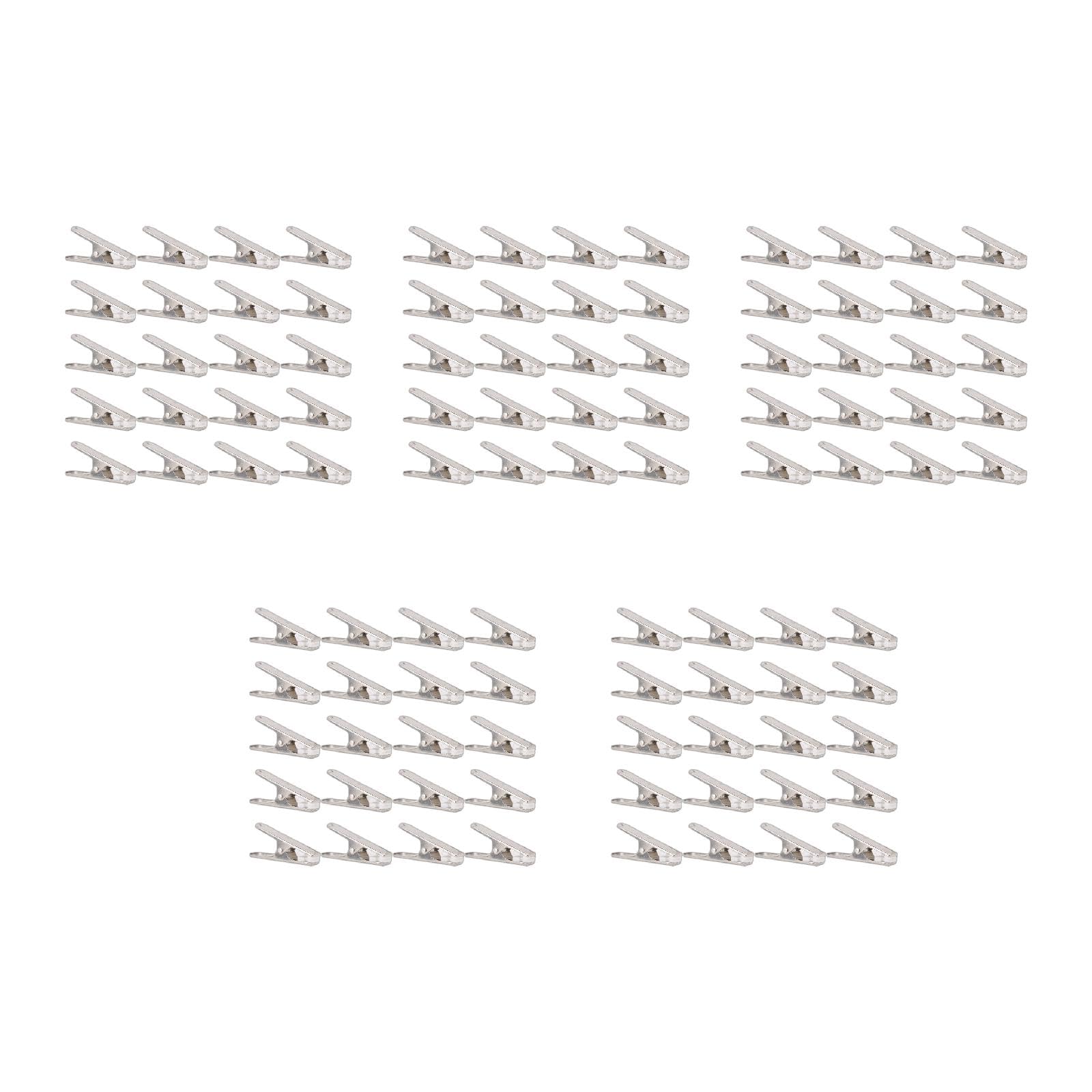 20 mollette in metallo multiuso in acciaio inox mollette per bucato mollette per biancheria intima per stendibiancheria intima mollette da cucina per sacchetti alimentari