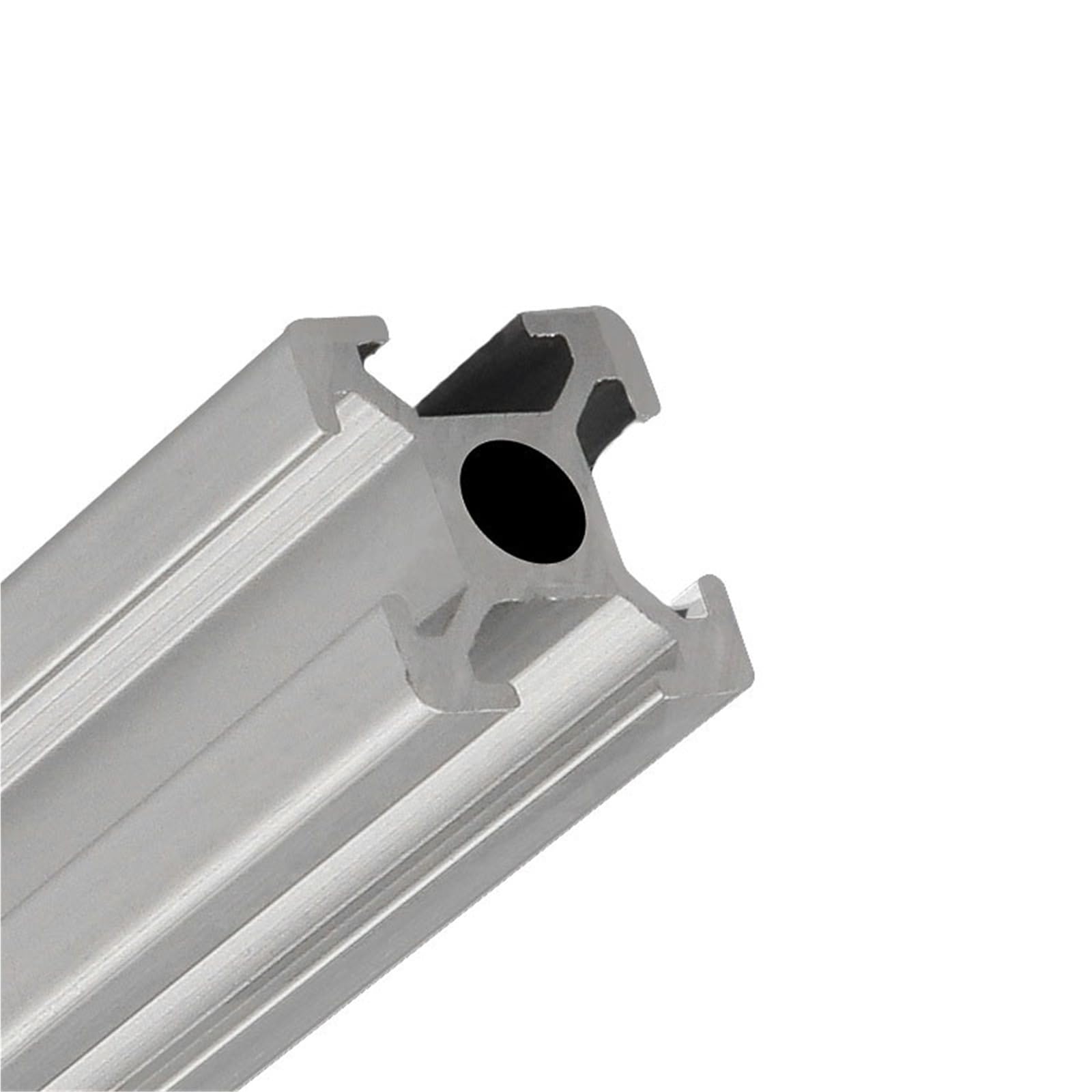 GTPBAO 2 pezzi 1515 Profili in alluminio anodizzato Telaio estruso standard europeo 15x15mm Guide quadrate for supporti for attrezzature Binario estruso(600mm long)