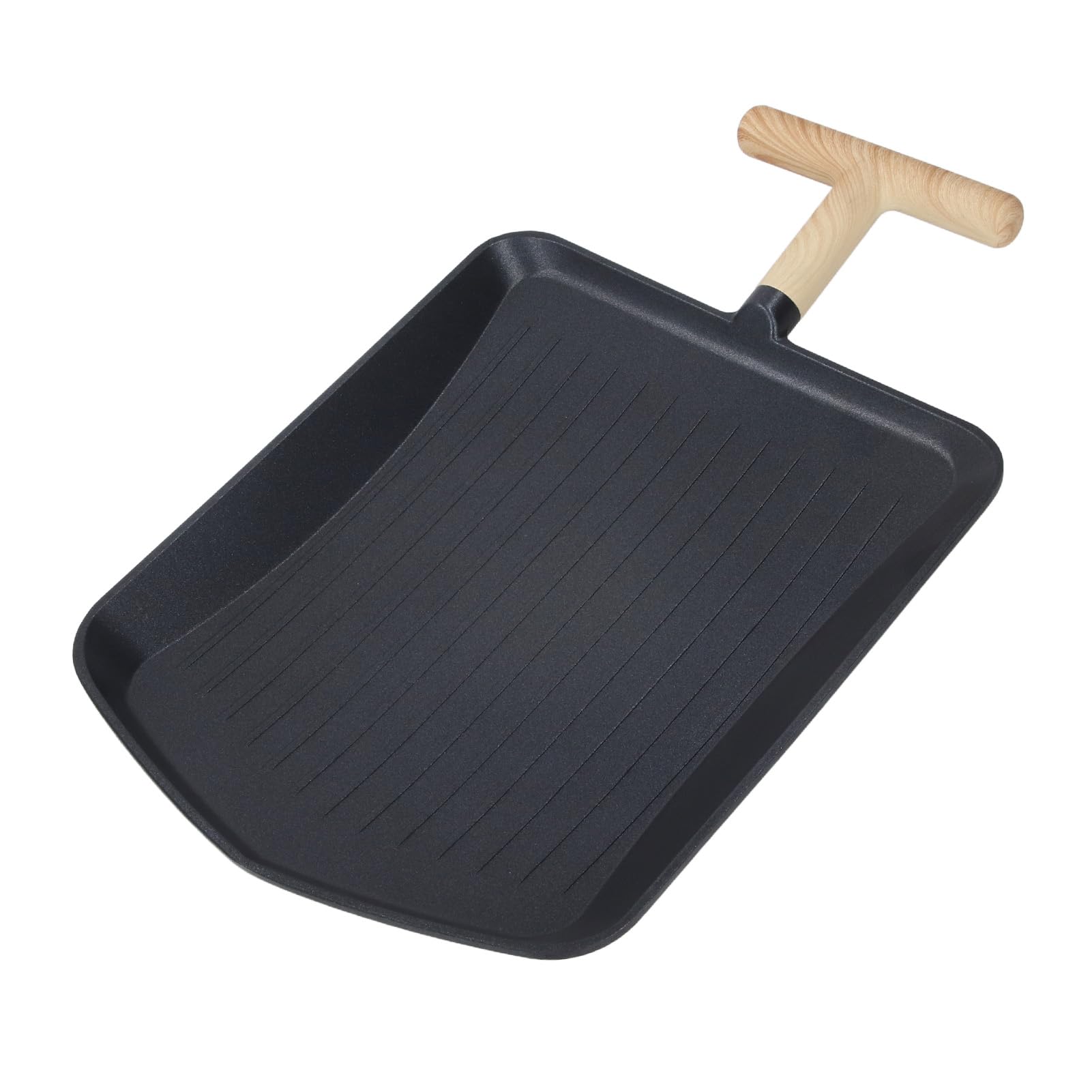 Nieprzywierająca patelnia grillowa – płyta grillowa ze stopu aluminium do gotowania wewnątrz i na zewnątrz, idealna do grillowania, steków, ryb i warzyw, równomierne rozprowadzanie ciepła, idealna na